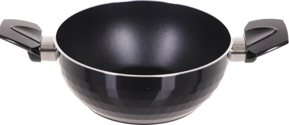 Кастрюля Rondell Brilliance RDA-771 2л. d=20см (с крышкой) черный