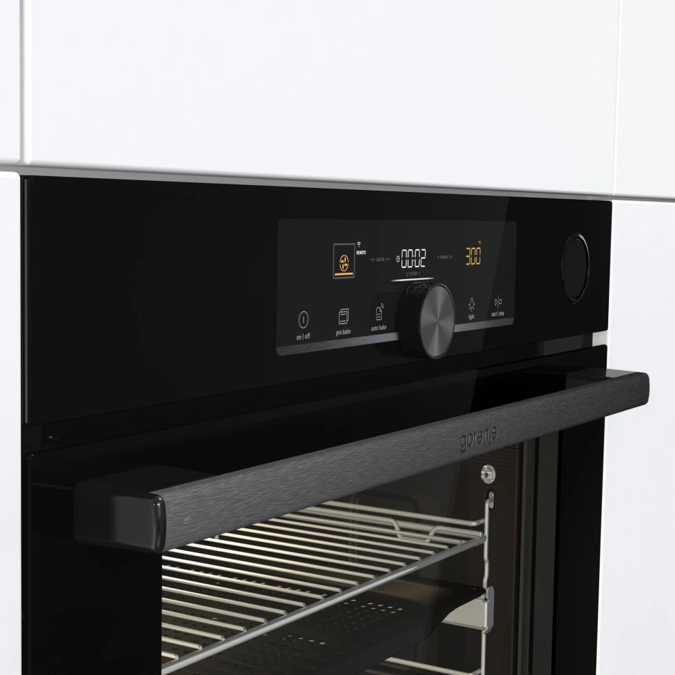Духовой шкаф Электрический Gorenje BSA6747A04BG черный