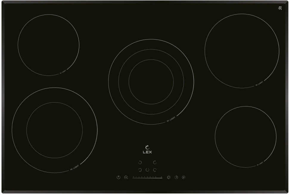 Варочная поверхность Lex EVH 772A BL черный  