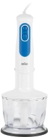 Блендер погружной Braun MQ3035 SAUCE 700Вт белый/синий