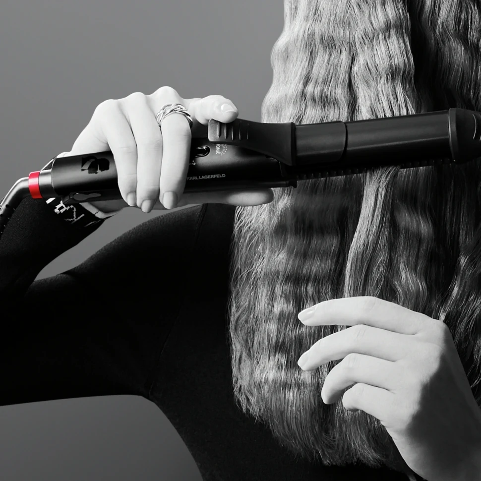 Мульти-Стайлер Rowenta CF451LF0 66Вт черный макс.темп.:200С покрытие:керамическое (1830008551)  