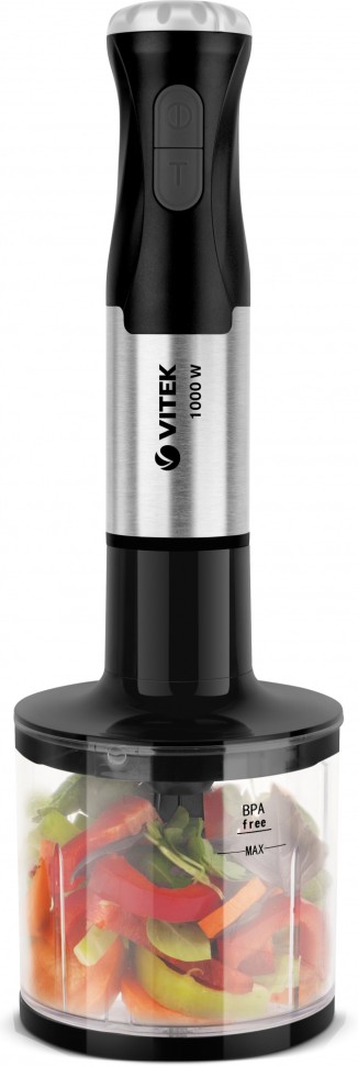 Блендер погружной Vitek Midnight VT-1479 1000Вт разноцветный  