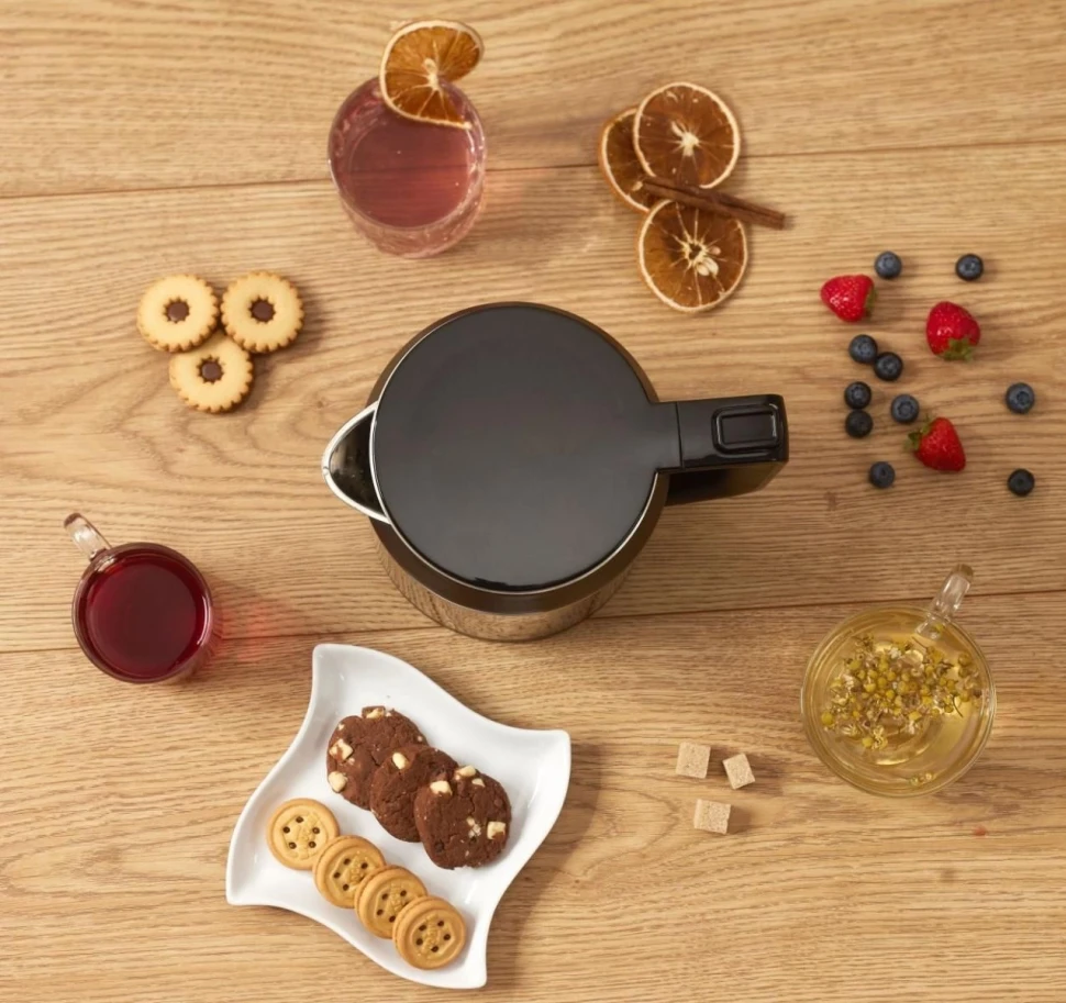 Чайник электрический Gorenje K17DWDII 1.7л. 2200Вт черный корпус: металл/пластик (743655)