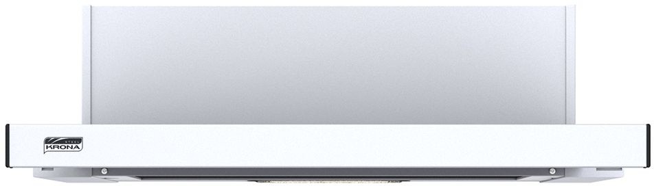 Вытяжка встраиваемая Krona Kerry 600 белый управление: кнопочное (1 мотор)  
