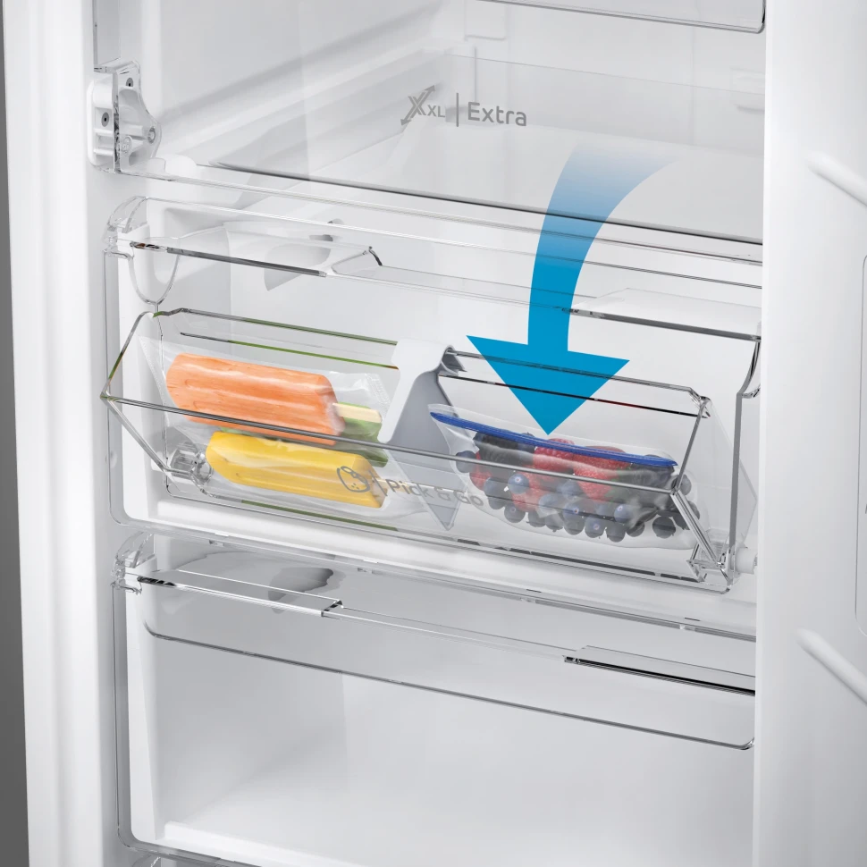 Морозильная камера Indesit DFZ 4150 G серебристый  