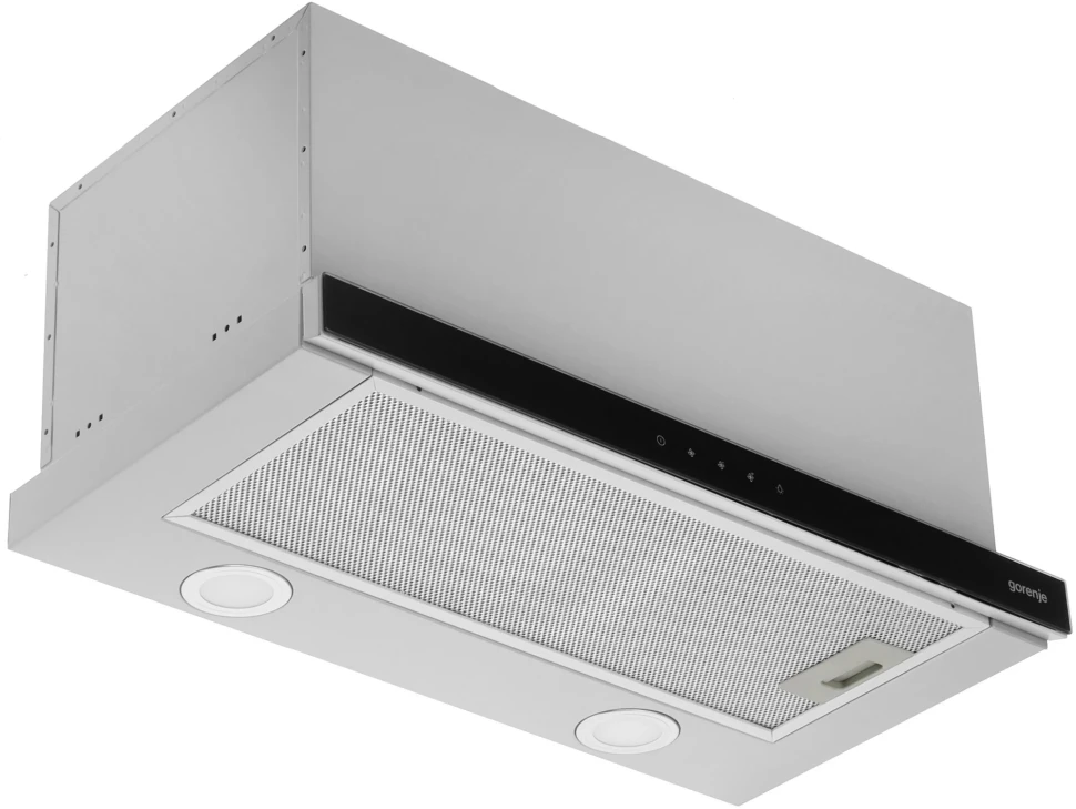 Вытяжка встраиваемая Gorenje TH60E8SGB серебристый управление: сенсорное (1 мотор)  