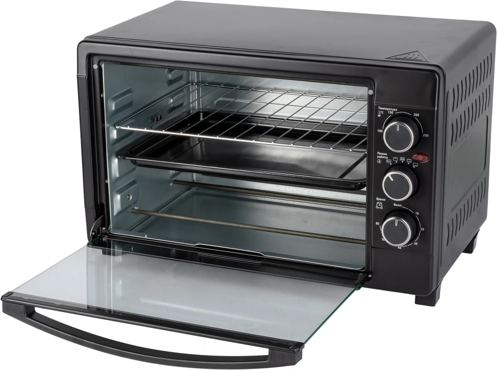 Мини-печь BBK OE3070M 30л. 1500Вт черный  