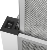 Вытяжка встраиваемая Hyundai HBH 6230 W белый управление: кулисные переключатели (1 мотор)