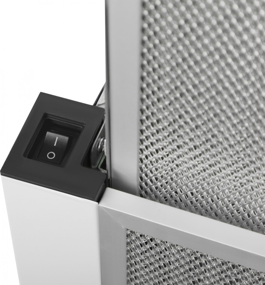 Вытяжка встраиваемая Hyundai HBH 6230 W белый управление: кулисные переключатели (1 мотор)  