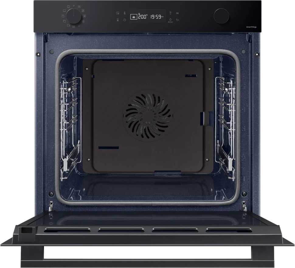 Духовой шкаф Электрический Samsung NV7B41201AK/WT черный  