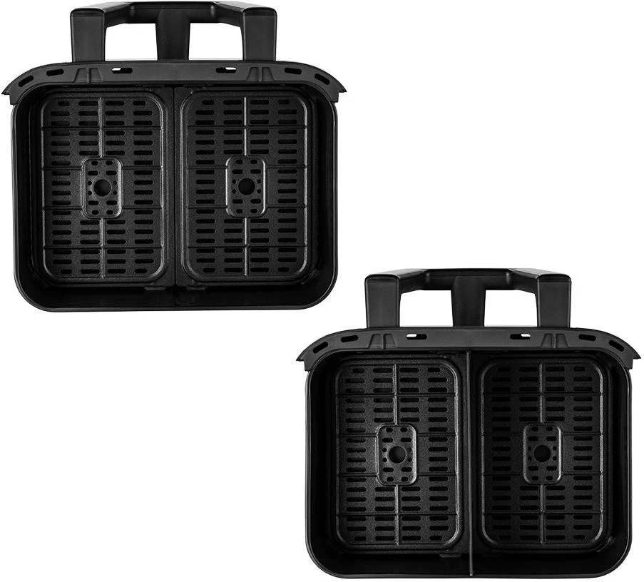 Аэрогриль Kitfort КТ-2247 8л 2850Вт черный/серебристый  