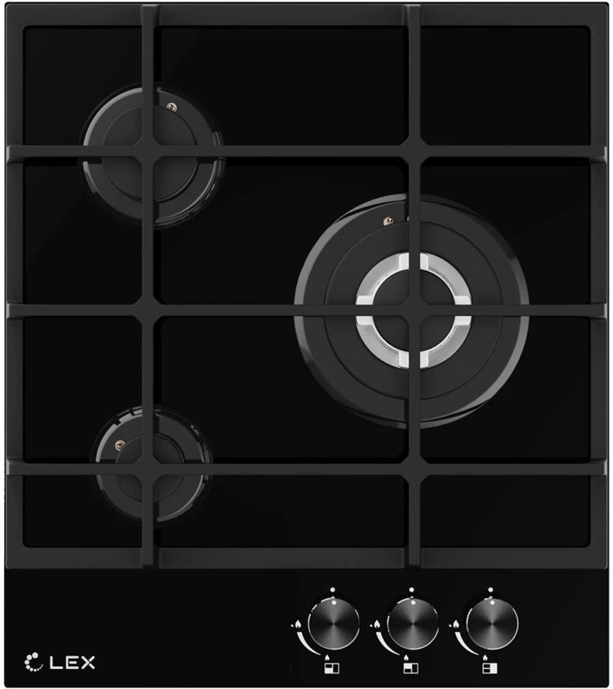 Газовая варочная поверхность Lex GVG 431 BBL черный  