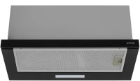 Вытяжка встраиваемая Gorenje TH60E6XB серебристый управление: кнопочное (1 мотор)