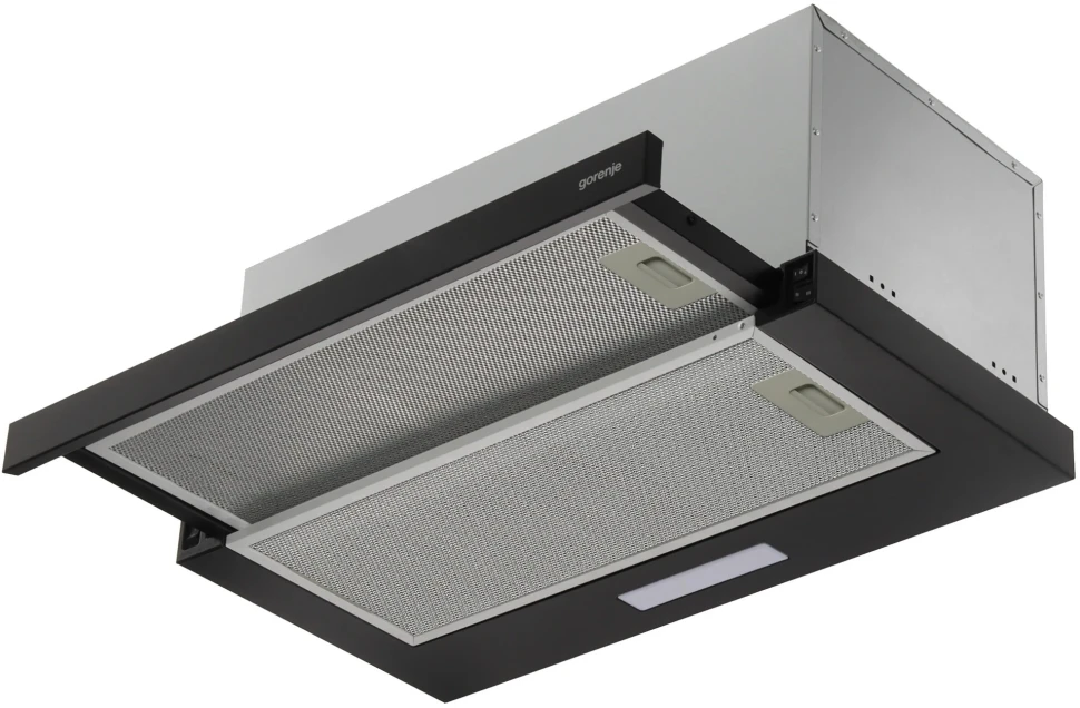Вытяжка встраиваемая Gorenje TH60E6XB серебристый управление: кнопочное (1 мотор)