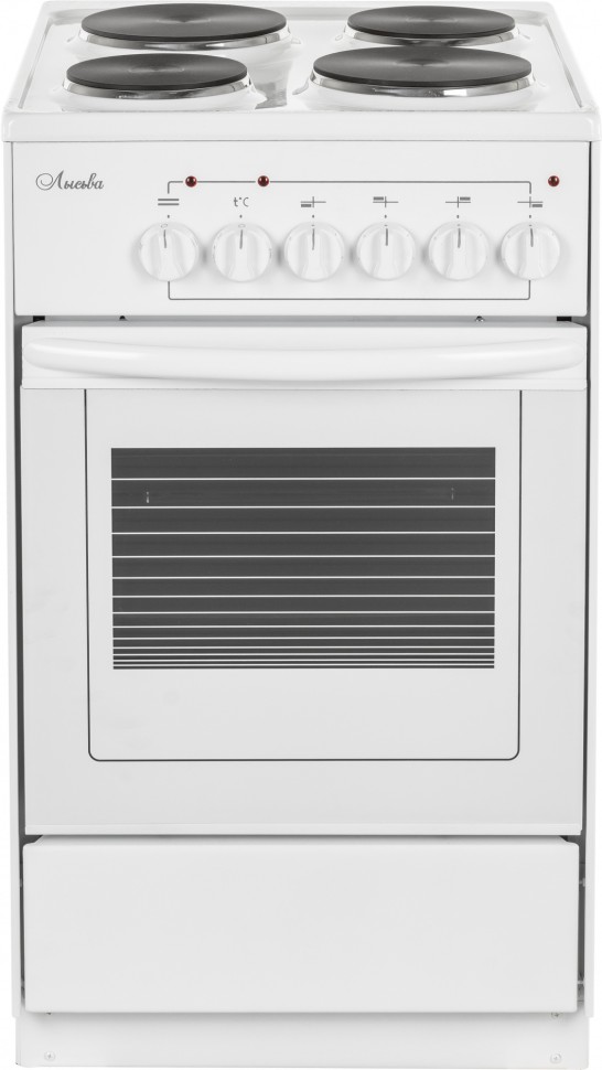 Плита Электрическая Лысьва ЭП 401 СТ белый эмаль (без крышки)