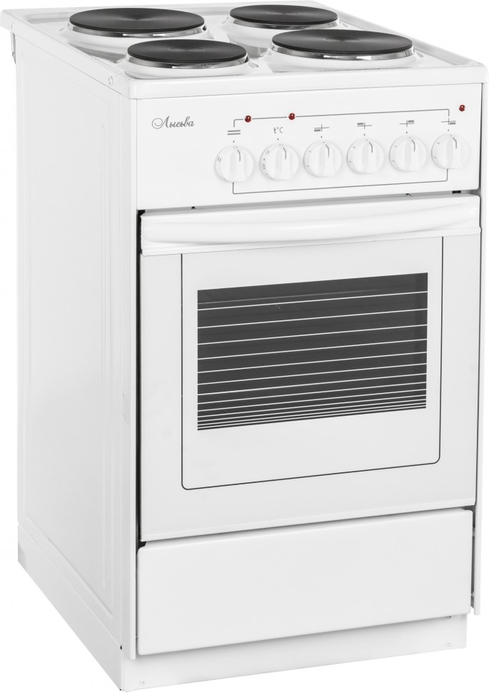 Плита Электрическая Лысьва ЭП 401 СТ белый эмаль (без крышки)