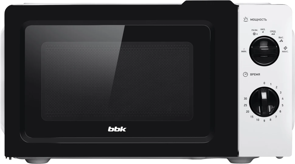 Микроволновая Печь BBK 17MWS-783M/W (W) 17л. 700Вт белый/черный  