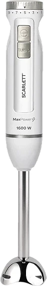 Блендер погружной Scarlett SC-HB42F29 1600Вт белый/серебристый  