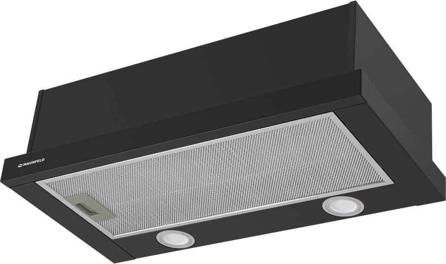 Вытяжка встраиваемая Maunfeld VS Fast 60 черный управление: кулисные переключатели (1 мотор)  