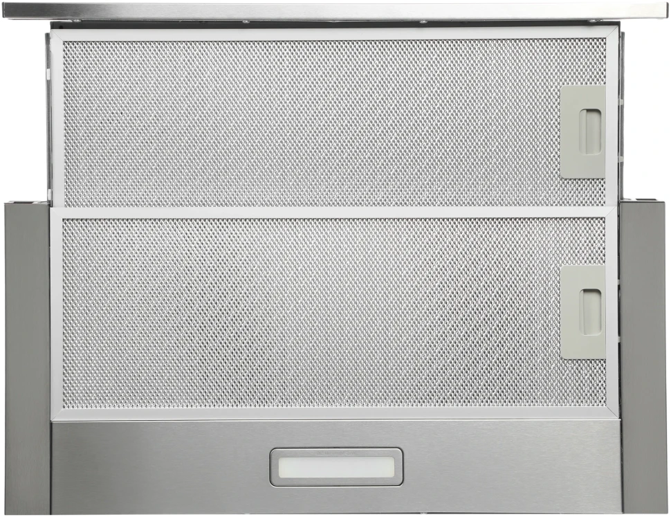 Вытяжка встраиваемая Hyundai HBH 6230 IX нержавеющая сталь управление: кулисные переключатели (1 мотор)  