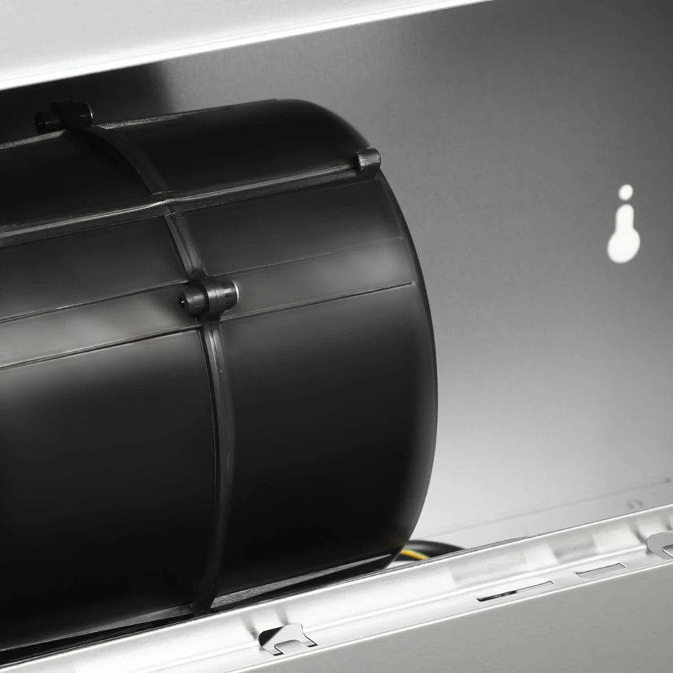 Вытяжка встраиваемая Hyundai HBH 6230 IX нержавеющая сталь управление: кулисные переключатели (1 мотор)  