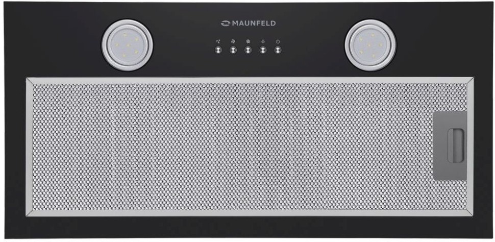 Вытяжка встраиваемая Maunfeld TRAPEZE 602M черный управление: кнопочное (1 мотор)