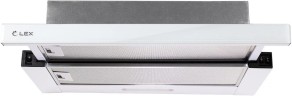 Вытяжка встраиваемая Lex Honver G 2M 600 белый управление: кнопочное (2 мотора)  