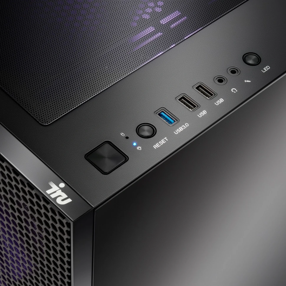 ПК IRU Tactio 510B7GP TWR i7 13700F (2.1) 32Gb SSD1Tb RTX5060TI 8Gb FreeDOS GbitEth 650W черный (RUS) (2146239)  