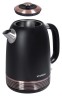 Чайник электрический Hyundai HYK-S4501 1.7л. 2200Вт черный/бронзовый корпус: металл/пластик  