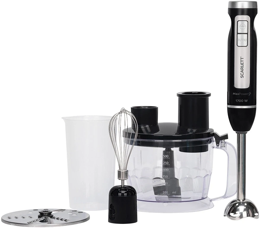 Блендер погружной Scarlett SC-HB42K11 1700Вт черный