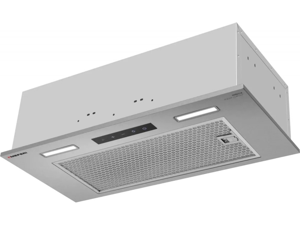 Встраиваемая вытяжка Meferi Inbox sensor comfort 60ix серый  
