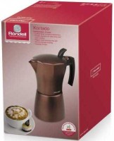 Кофеварка гейзерн. Rondell Kortado RDA-995 0.3л алюминий коричневый