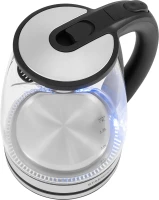 Чайник электрический Starwind SKG2114 2л. 1800Вт черный/прозрачный корпус: стекло