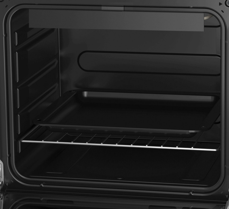 Плита Комбинированная Darina S KM 521 300 W белый/черный (без крышки) реш.сталь  