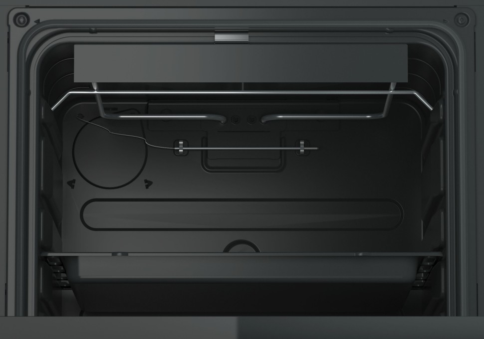 Плита Комбинированная Darina S KM 521 300 W белый/черный (без крышки) реш.сталь  