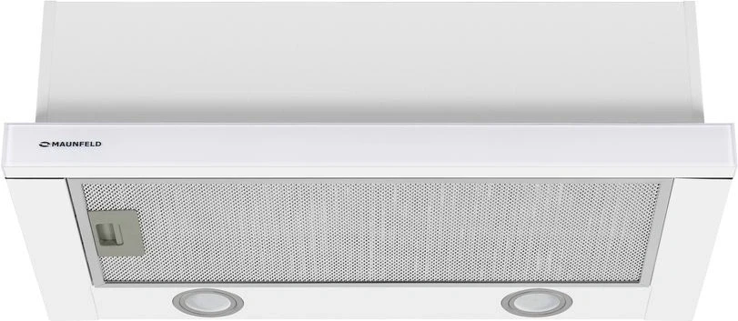 Вытяжка встраиваемая Maunfeld VS Fast Glass 60 белый управление: кулисные переключатели (1 мотор)