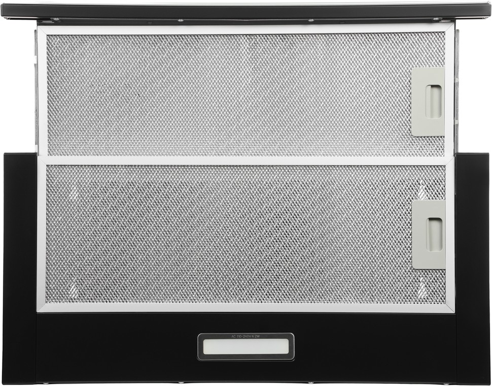 Вытяжка встраиваемая Hyundai HBH 6230 BK черный управление: кулисные переключатели (1 мотор)