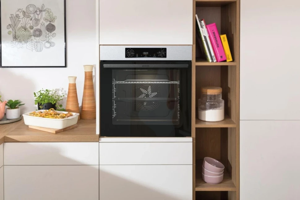 Духовой шкаф Электрический Gorenje BOB6737E01X нержавеющая сталь/черный