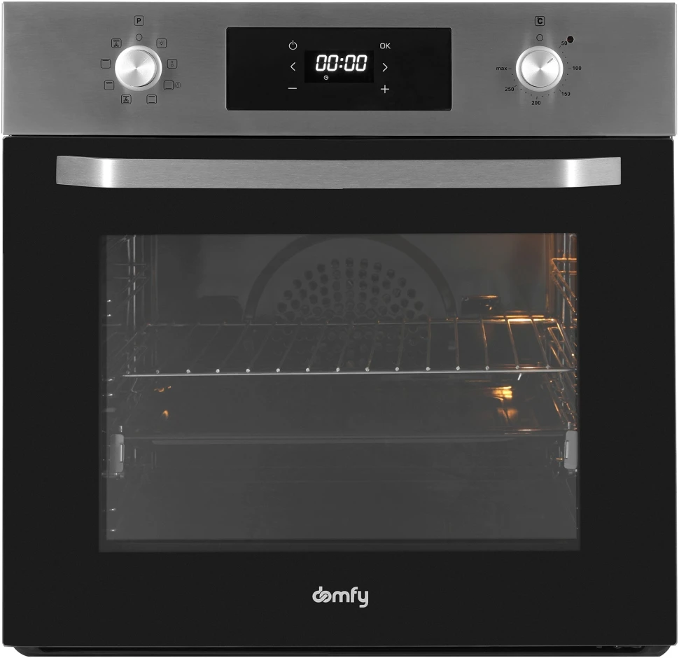 Духовой шкаф Электрический Domfy DM6642EO IX нержавеющая сталь  