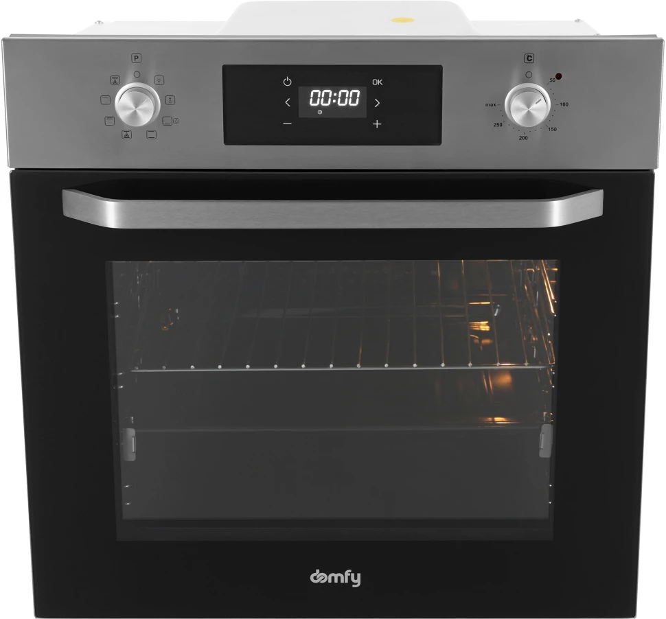 Духовой шкаф Электрический Domfy DM6642EO IX нержавеющая сталь  