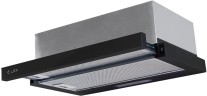 Вытяжка встраиваемая Lex HONVER G 500 черный управление: кнопочное (1 мотор)  