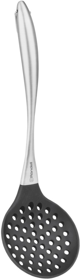 Шумовка для первых/вторых блюд Rondell Schick RD-640 черный/стальной упак.:картонная подложка