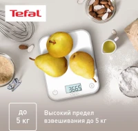 Весы кухонные электронные Tefal Optiss BC50U0V0 макс.вес:5кг белый