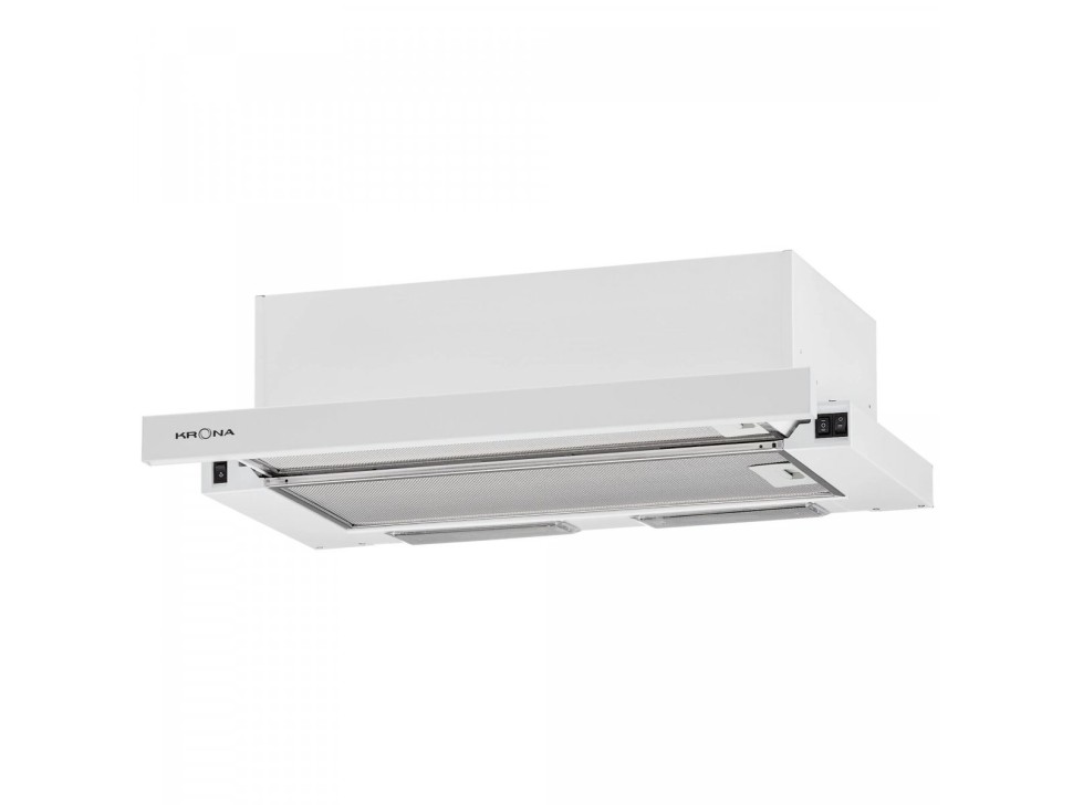Встраиваемая вытяжка Krona Kamilla Eco 600 W белый  