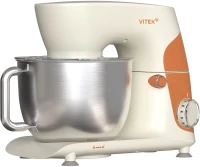 Миксер планетарный Vitek VT-PM0331 1800Вт кремовый/оранжевый