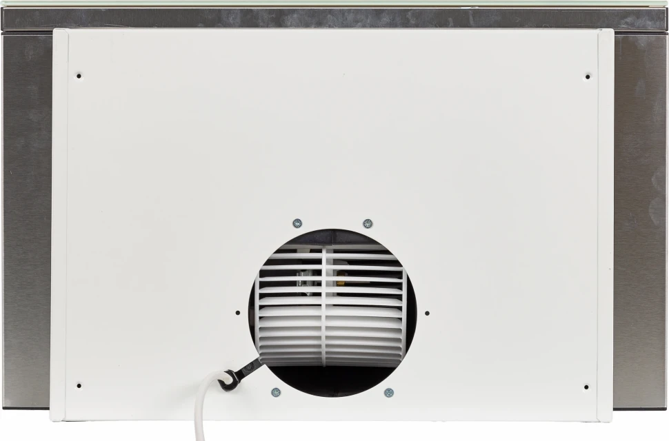 Вытяжка встраиваемая Elikor Интегра Glass 50Н-400-В2Д нержавеющая сталь/стекло бежевое управление: кнопочное (1 мотор)  