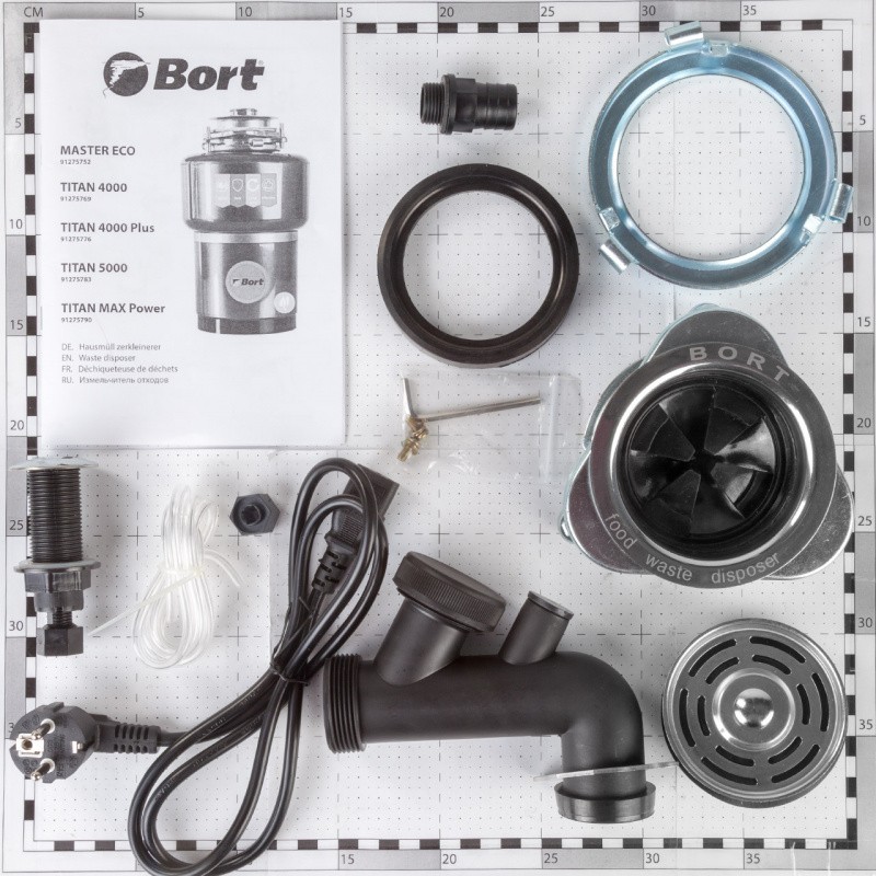 Измельчитель Bort Titan 4000 390Вт черный  