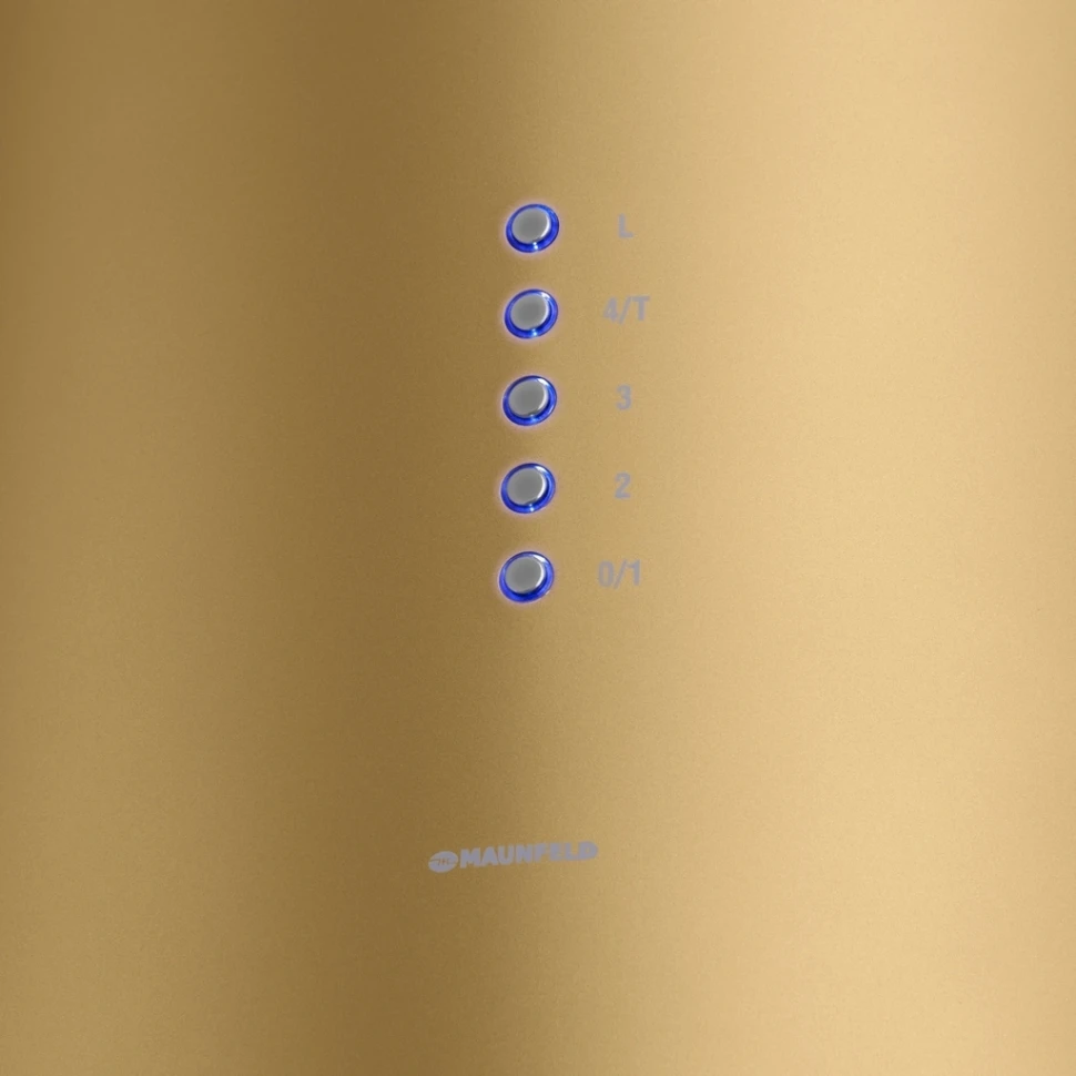 Вытяжка каминная Maunfeld Lee Isla 39 золотистый управление: кнопочное (1 мотор)