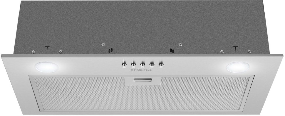 Вытяжка встраиваемая Maunfeld Crosby Singl 5028 нержавеющая сталь управление: кнопочное (1 мотор)
