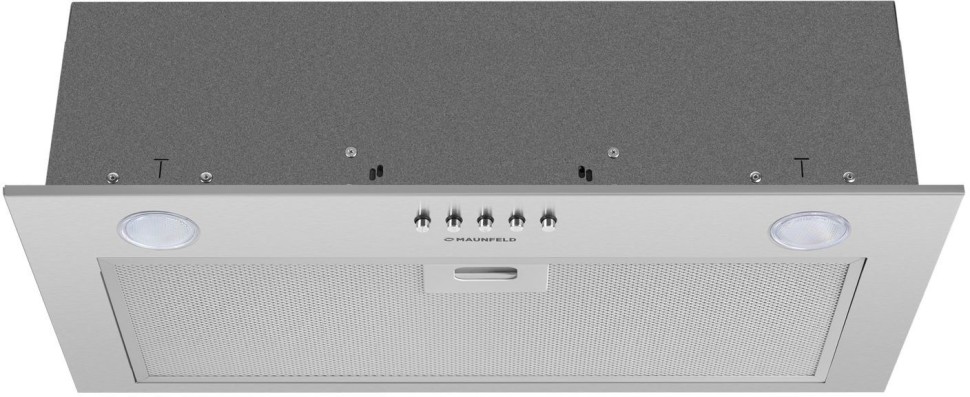 Вытяжка встраиваемая Maunfeld Crosby Singl 5028 нержавеющая сталь управление: кнопочное (1 мотор)